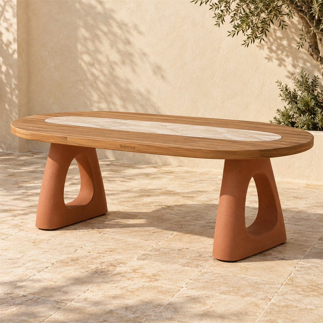 Velornat Tuscan Oval Dining Table - main product view