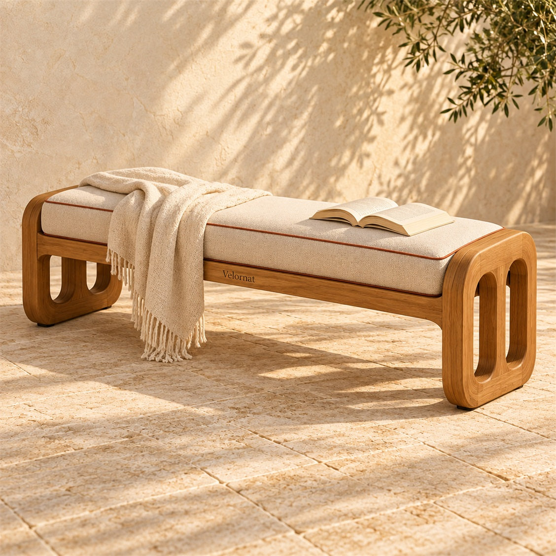 Velornat Arc Outdoor Bench - main product view