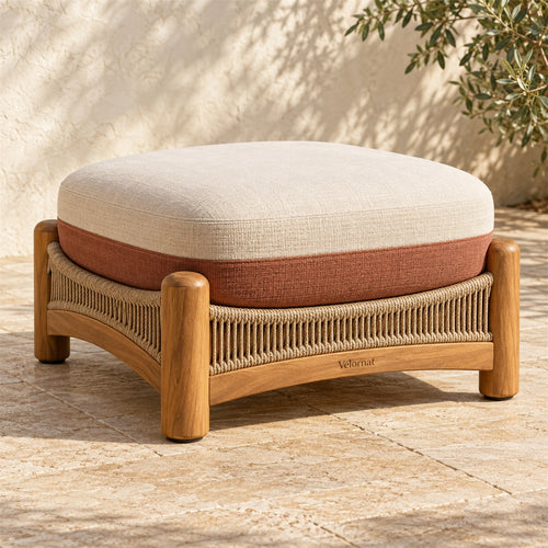 Velornat Woven Terrace Ottoman - main product view