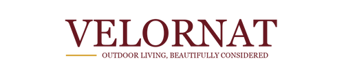Velornat Mediterranean outdoor-living wordmark